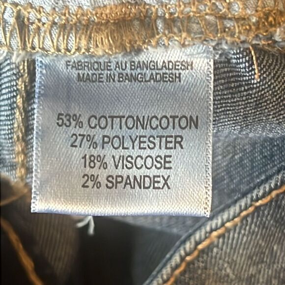 My Style Blue Denim Cuffed‎ Shorts Size 12 - Picture 9 of 9